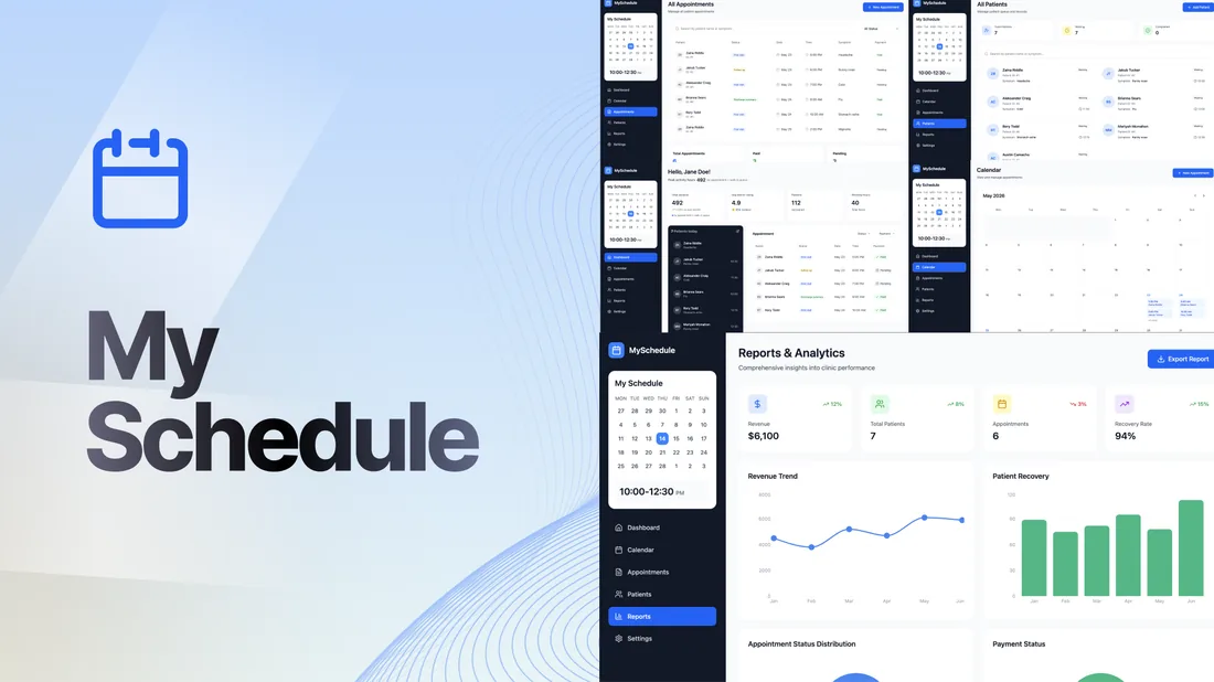 My Schedule — Medical Practice Management App